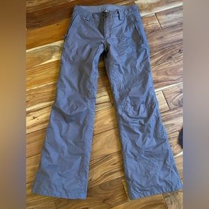 North Face Snow Pants Plum Medium Long